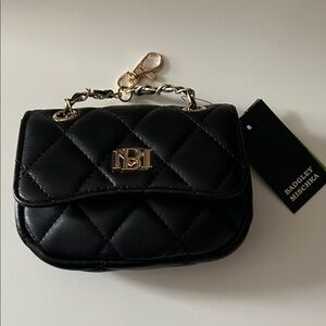 Badgley Mischka Quilted Black Mini Bag